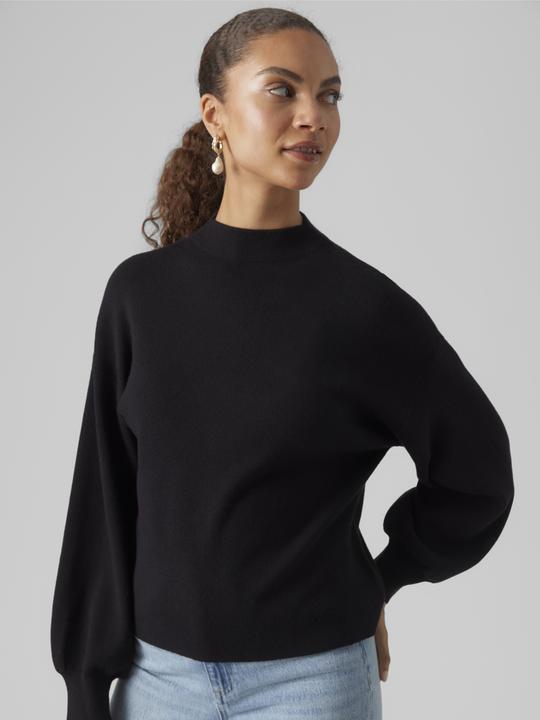 Produktbild Vero Moda VMNANCY LS FUNNELNK PULLOVER GA BOO REP Strickpullover (XS)