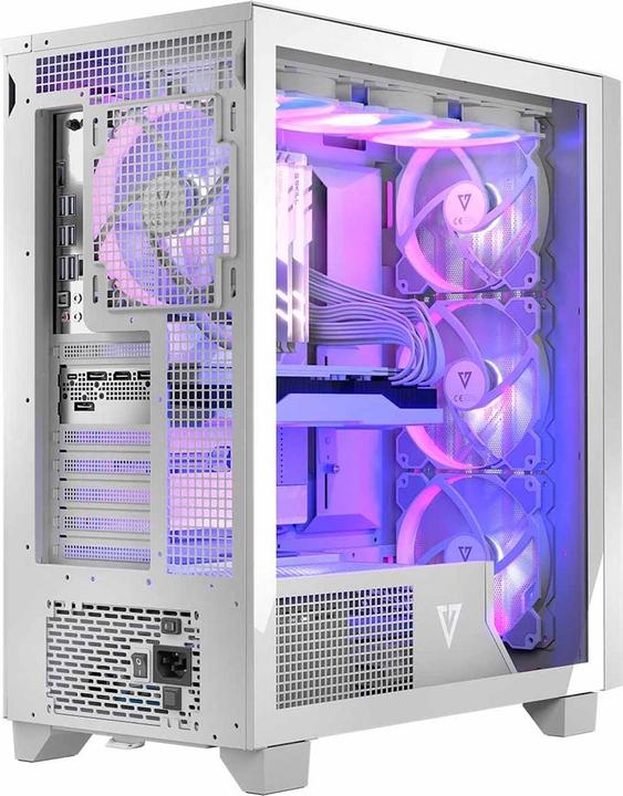 Actual product image Modecom Volcano Perun Apex ARGB biała (mATX, Mini-ITX, ATX, E-ATX)