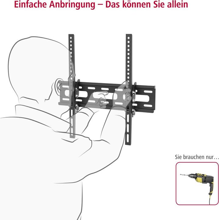 Actual product image Hama Tilt (Wall, 56", 30 kg)