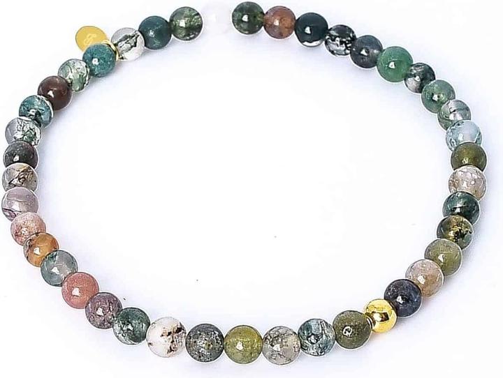 Balibay Morena (18 cm, Moosachat, Sterling Silber 925, Edelstein, Achat)