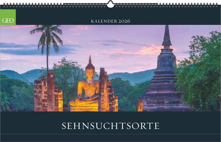 Produktbild Neumann GEO Sehnsuchtsorte 2026 - Wand-Kalender - Reise-Kalender - Poster-Kalender - 58x36 (58 x 36 cm, Harter Einband, Deutsch)