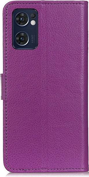 Produktbild MU Classic Litchi Leder Bookcover Series (OPPO Reno7 Z 5G)