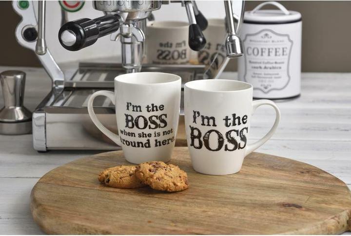 Actual product image G. Wurm Coffee cup set of 2, Boss, 250 ml, 2 pieces, White (250 ml, 2 x)
