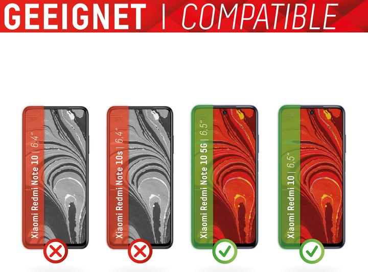Actual product image Displex Smart Glass (1 Piece, Xiaomi Redmi Note 10 5G, Xiaomi Redmi 10)