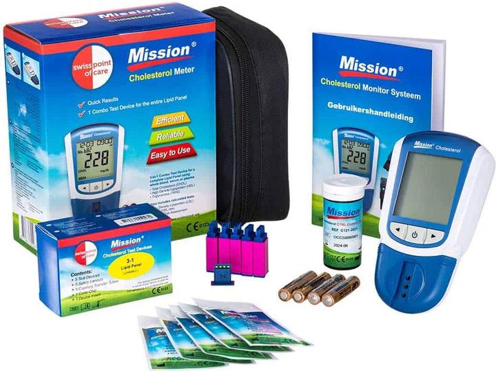 Produktbild Swiss point of care Mission 3-in-1 (Cholesterinmessgerät)