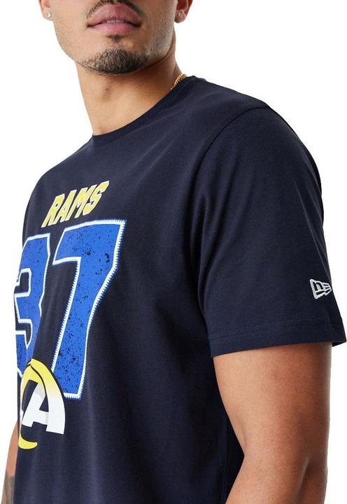 Actual product image New Era NFL Shirt - DISTRESSED Los Angeles Rams navy (S)