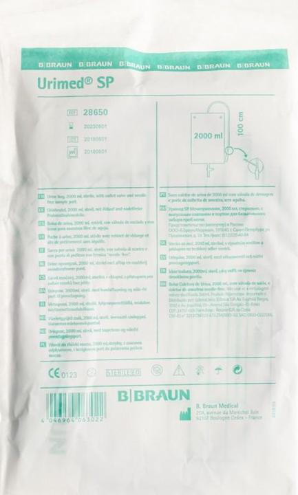 Valori nutrizionali e ingredienti B.Braun URIMED SP Sacchetto per urina sterile, 2l