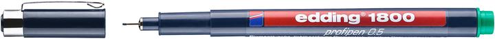 Image du produit Edding Profipen 1800 machine à étirer les fibres (Vert, 1 x)