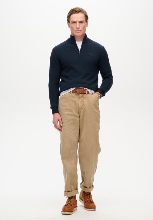Image du produit Superdry Pull en maille brodée à col camionneur Essential (L)
