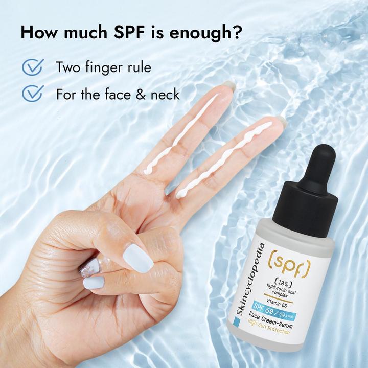 Actual product image Skincyclopedia Cream-Serum with Hyaluron (30 ml)