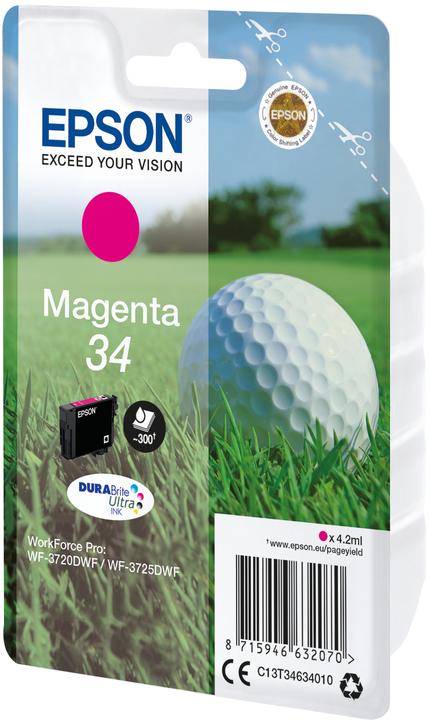 Actual product image Epson 34 DuraBrite Ultra (M)