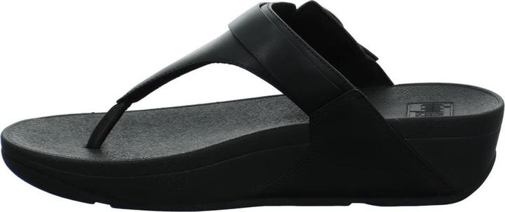 Actual product image Fitflop Lulu Adjustable Leather Toe Post Sandal (36)