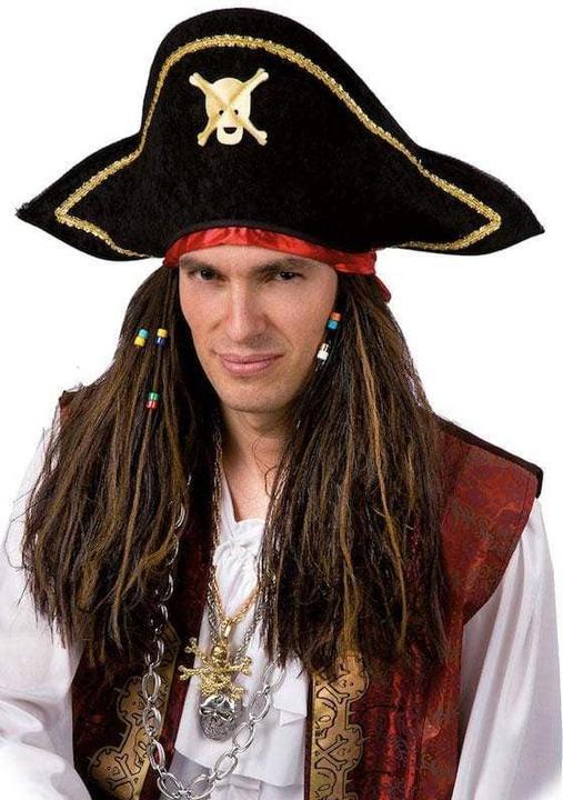 Produktbild Carnival Toys Piraten Perücke mit Bandana und Hut