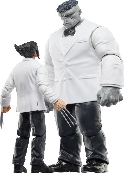 Actual product image Hasbro Wolverine 50th Anniversary Marvel Legends pack 2 figurines Marvel's Patch & Joe Fixit 15 cm