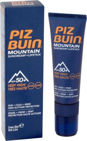 Actual product image Piz Buin mountain (Sun stick, Suntan cream, SPF 50+, 20 ml, 40 g)