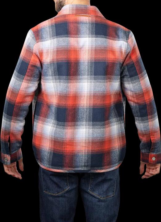 Actual product image Scotch & Soda Teddy Lined Checked Overshirt Blue/Mix (M)