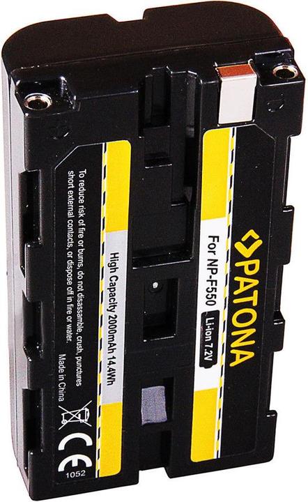 Image du produit Patona batterie f. Sony NP-F550 (Batterie de l'appareil photo)