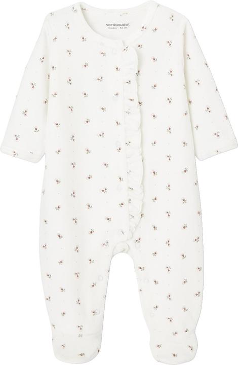 Image du produit Vertbaudet 2er-Pack Baby Samt-Strampler Oeko-Tex (56)