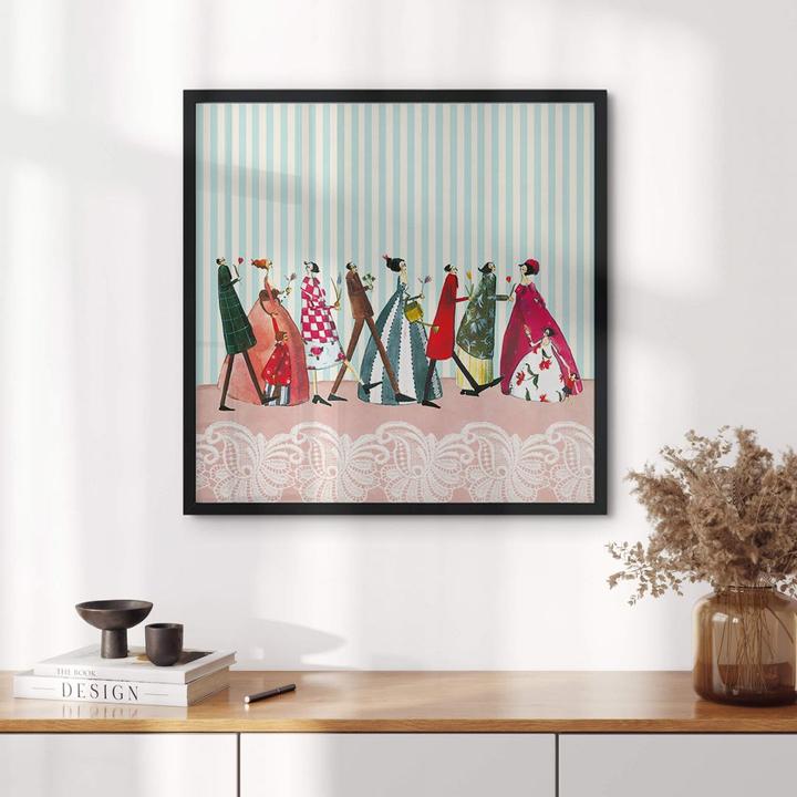 Produktbild Trenddeko Leffler - Familienbesuch (30 x 30 cm)