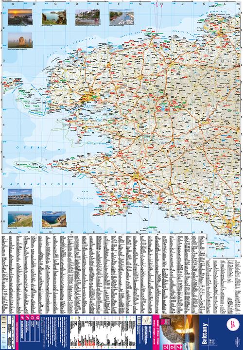 Produktbild Landkarte Bretagne 1 : 200.000 200000