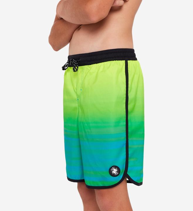 Image du produit Olaian Boardshort surf Garçon - 500 Offshore vert et bleu (8, 9, 10)