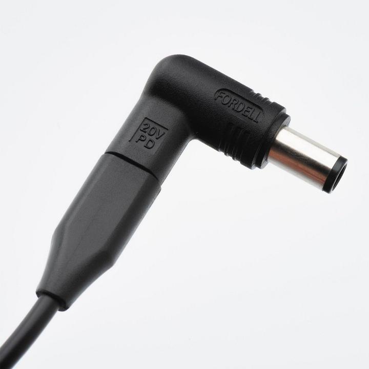 Actual product image Forcell Adapter F-ENERGY E856 uniwersal laptop charger 65W (6 adaptors) - czarny (65 W)