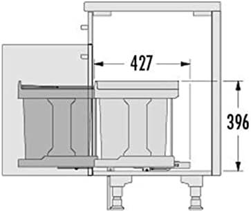 Image du produit Hailo Collecteur de déchets 3635001 (20 l)