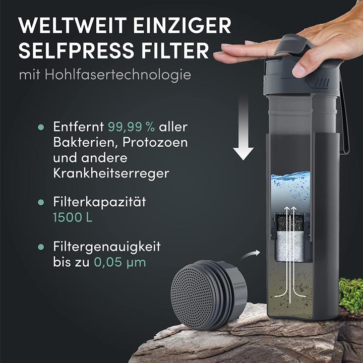 Immagine prodotto Bachgold Wasserfilter Flasche (0.65 l)
