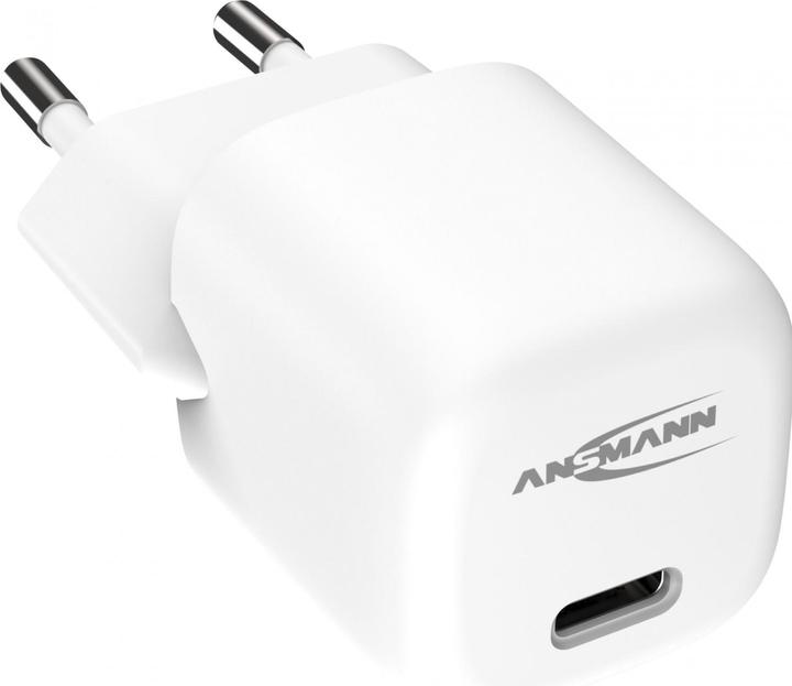Actual product image Ansmann Home Charger HC120PD GaN Mini, 3A/20W USB-C 1001-0153 (20 W)