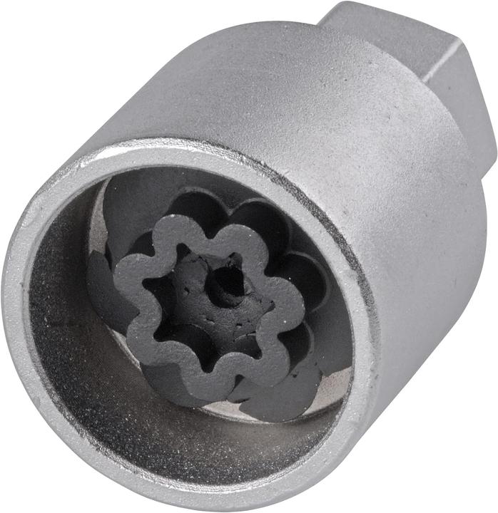 Actual product image SW-Stahl 02385L-6 Felgenschloss-Demontage-Adapter I geeignet für Mercedes-Benz I Adapter 306 I Demon
