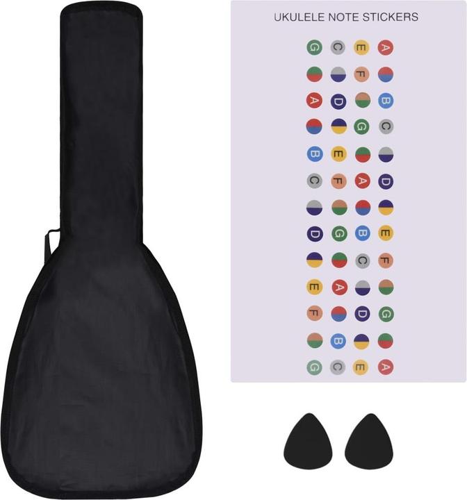 Image du produit VidaXL Ensemble de ukulélés soprano avec étui pour enfants 21 (Soprano, Soprano)