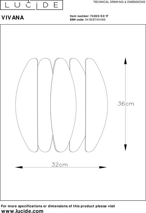Produktbild Lucide Vivana (G9)