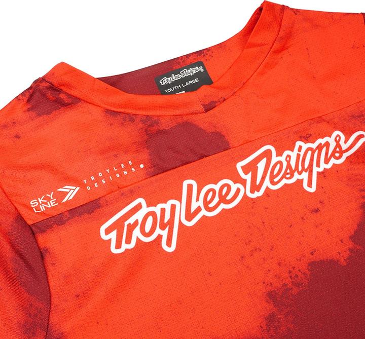 Image du produit Troy Lee Designs Skyline SS Jersey, Flared, fiery red, youth L (L)