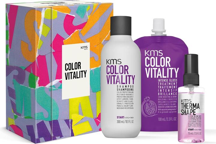 Image du produit KMS California Coffret cadeau Color Vitality - 475ml (Set soin capillaire)
