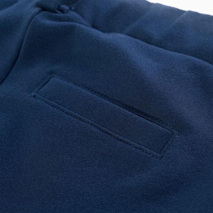Actual product image VidaXL Children's trousers with black trims navy blue (140)