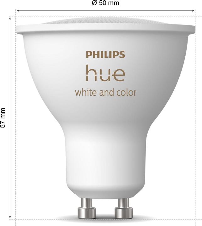 Immagine prodotto Philips Hue White & Color Ambiance (GU10, 4.20 W, 400 lm, 3 x, E)