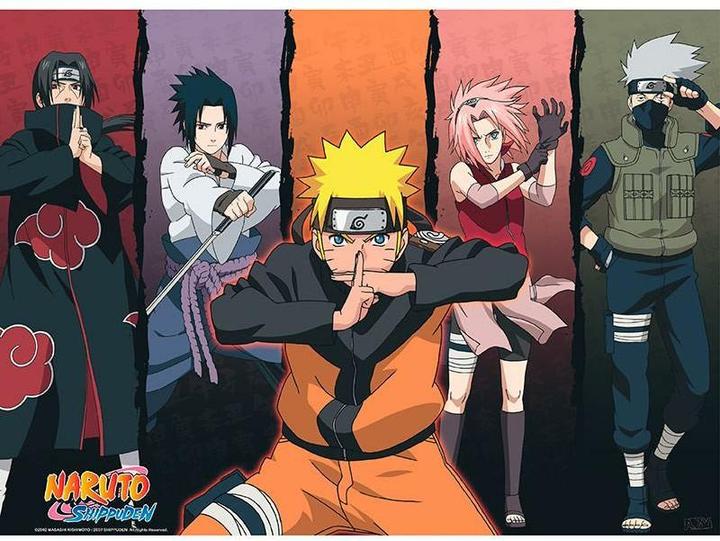 Produktbild ABYstyle Naruto Shippuden Poster Shippuden Group (52x38) (52 x 38 cm)