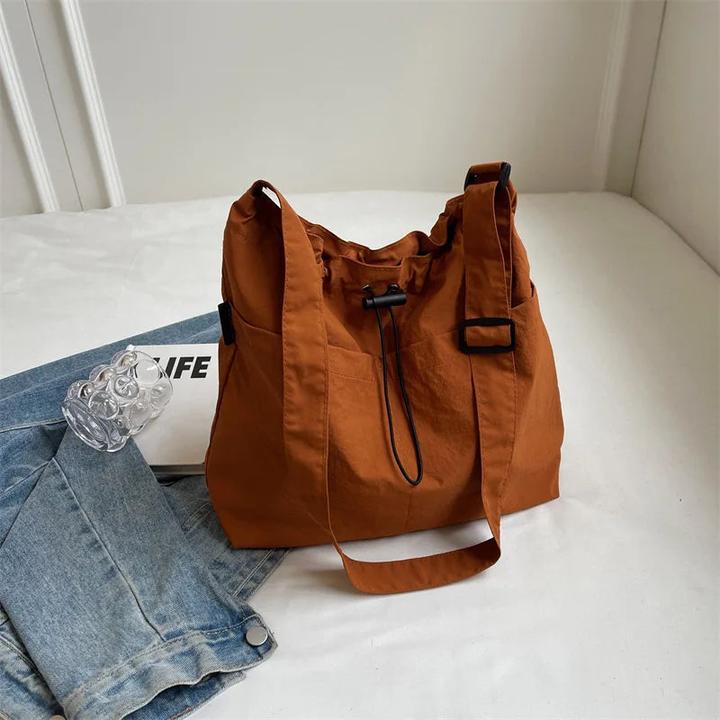 Actual product image Only-Bags.Store Nylon Shoulder Bag Lightweight Bag Large Capacity Commuter Tote Bag Crossbody Bag