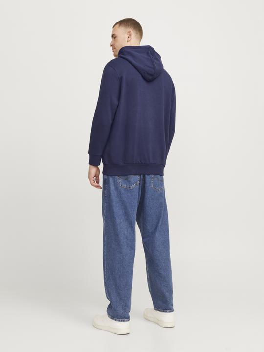 Actual product image Jack & Jones Jjecaleb Varsity Sweat Hood Noos Pls (7XL)