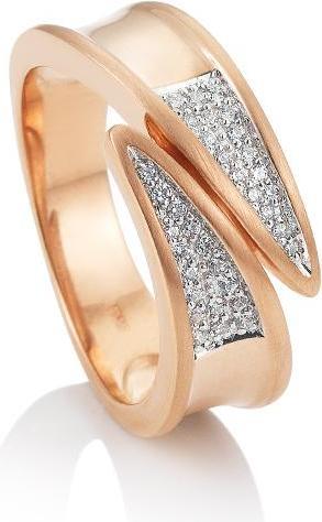 Breuning RING - BRILL. 0,191 Ct. H/si (48, 585/14 K Gold)