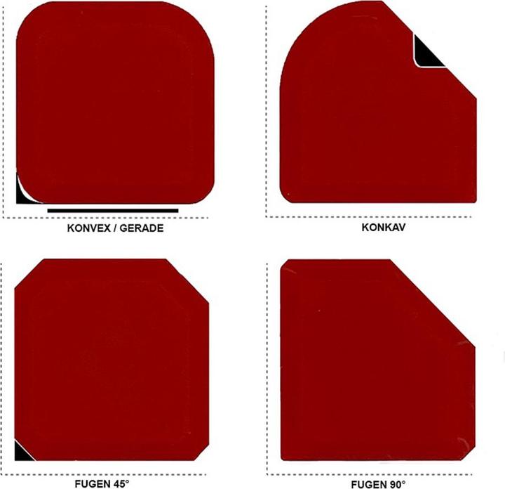 Image du produit Tectool Fugen-Ass Standard, Lisseur De Joints 4 Pcs.