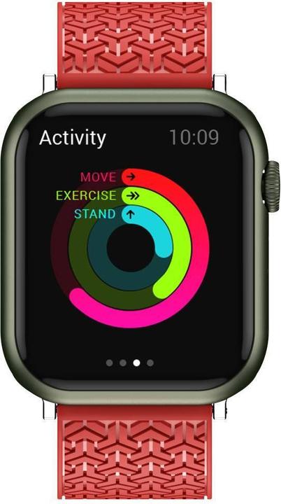 Image du produit Hurtel Bracelet montre Y pour Apple Watch 7 / SE (41/40 / 38mm) bracelet montre rouge (41 mm, 38 mm, 40 mm, TPU)