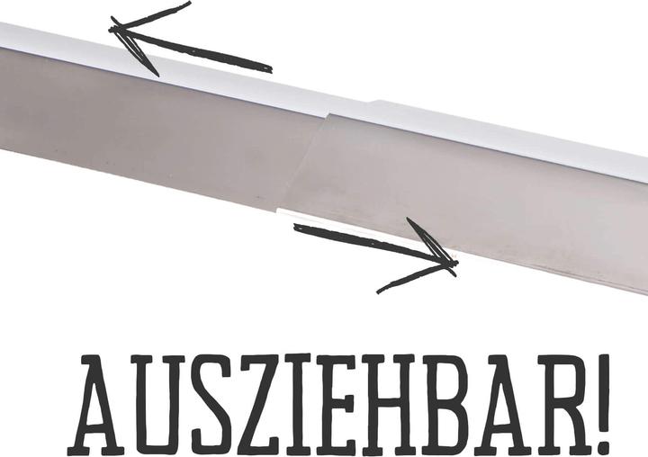 Produktbild All'Grill Edelstahl Flammblech schmal, variabel 35-60 cm / 9 cm