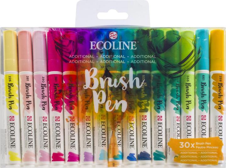 Talens Ecoline Brush Pen Set (Multicolor, 30 x)