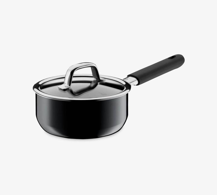 Produktbild WMF Stielkasserolle FUSIONTEC schwarz (16 cm, Kochtopf, Fusiontec)