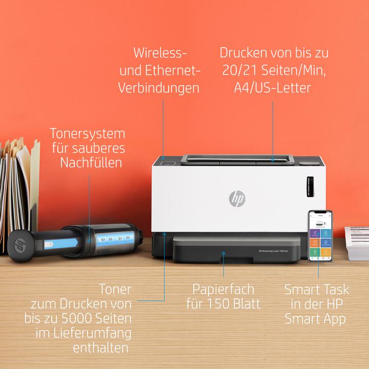 Immagine prodotto HP Neverstop Laser 1001 nw (Laser, Bianco e nero)