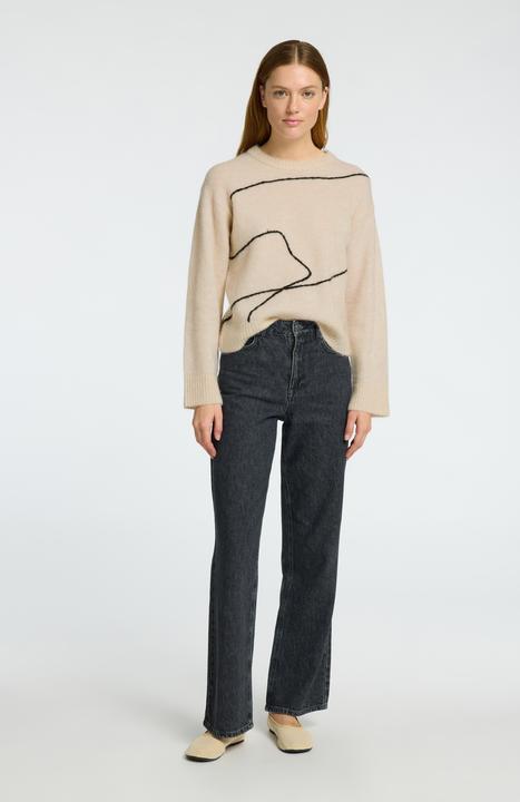 Immagine prodotto Selected Femme Abstrakter Strickpullover (L)