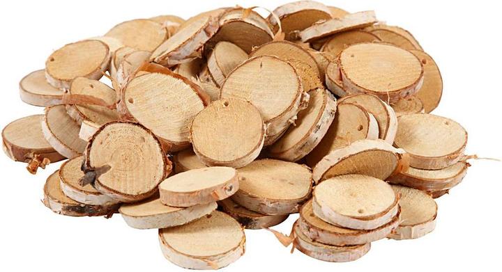 Creativ Company Rondelles de bois avec trou
