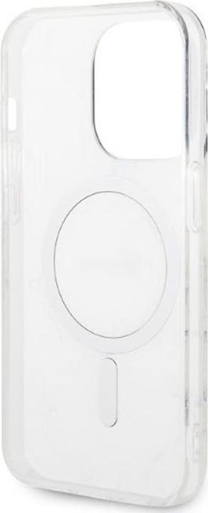 Produktbild Guess Zestaw GUBPP14XHMEACSK Case+ Charger iPhone 14 Pro Max 6,7" czarny/black hard case Marble MagS (20 W)