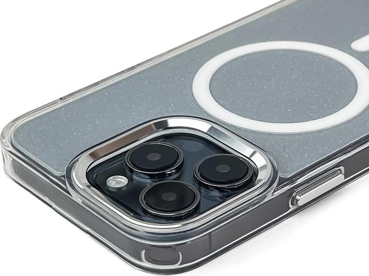 Produktbild Hurtel Glitter Case mit MagSafe für iPhone 16e - Weiss (Apple iPhone 16e)